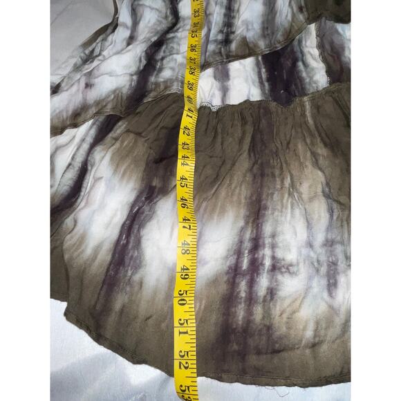 Venus Hi-Low Tie-Dye & Lace Dress - Women's Size‎ M -  Tiered, Flowy Boho Style - Picture 7 of 10